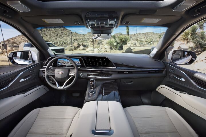 cadillac unveils 2021 escalade with 420 hp curved oled screen and 36 speaker sound