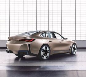 bmw i4 concept previews 523 hp tesla fighter coming 2021