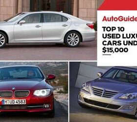 Top 10 Best Used Luxury Cars For $15,000
