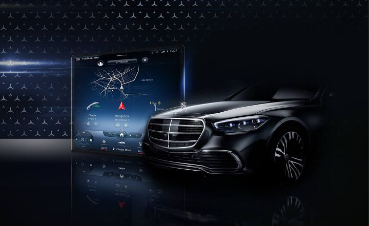 2021 Mercedes-Benz S-Class Teaser Shows Huge Interior Screen and Augmented HUD
