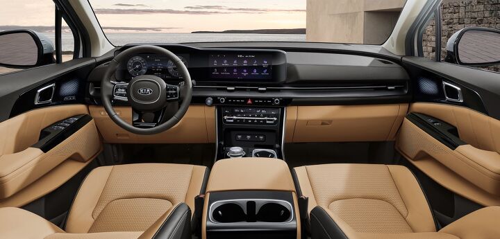 2022 kia sedona shows off reclining relaxation seats and clean new looks