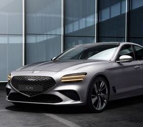 2022 genesis g70 adopts the brand s strong family looks