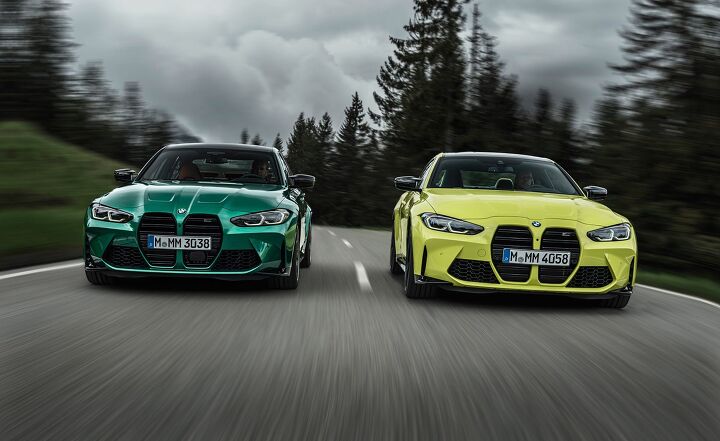 2021 bmw m3 and m4 debut with up to 503 hp available awd and manual transmission