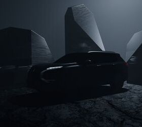2022 mitsubishi outlander squints from the shadows in latest teaser