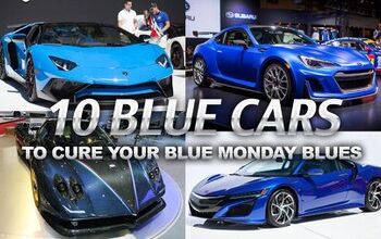 10 Blue Cars to Cure Your Blue Monday Blues