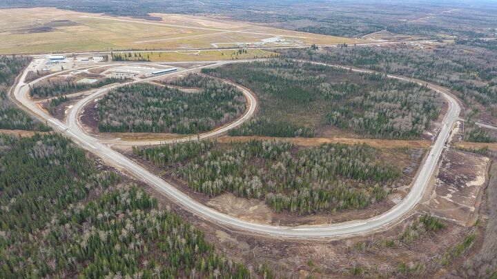 The 4 Km oval track at our Kapuskasing Proving Grounds enhances GM Canada's advanced vehicle testing leadership presence in Ontario.