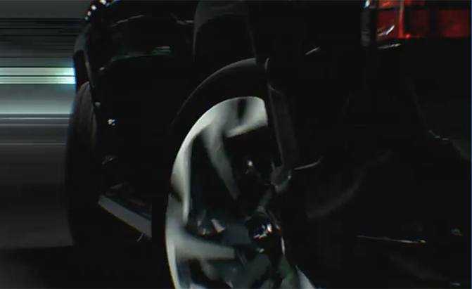 chevrolet teases silverado electric pickup with four wheel steering