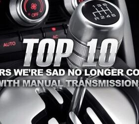 top 10 cars we re sad no longer come with manual transmissions