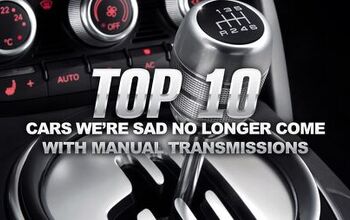 Top 10 Cars We're Sad No Longer Come With Manual Transmissions