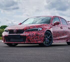 2023 Honda Civic Type R Shows Off in Camo Ahead of 'Ring Testing