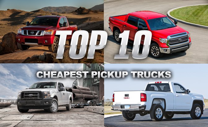 Top 10 Cheapest Pickup Trucks