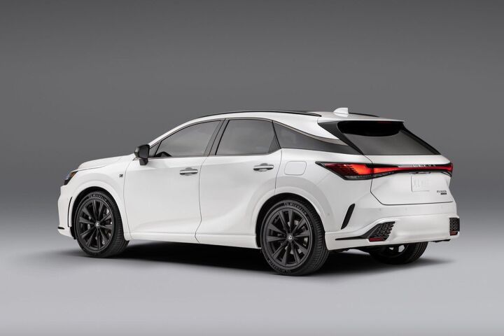 2023 lexus rx debuts with dramatic styling 367 hp rx 500h f sport flagship