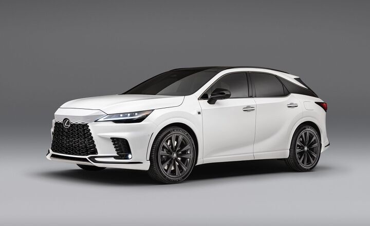 2023 lexus rx debuts with dramatic styling 367 hp rx 500h f sport flagship
