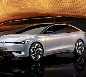 volkswagen id aero concept is a preview of a possible electric passat replacement