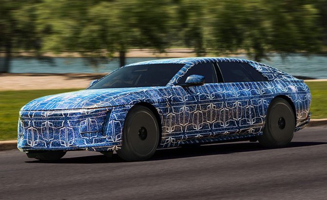 cadillac celestiq prototypes have started on road testing