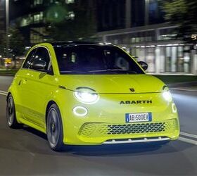 the 2023 abarth 500e is a pint sized ev hot hatch