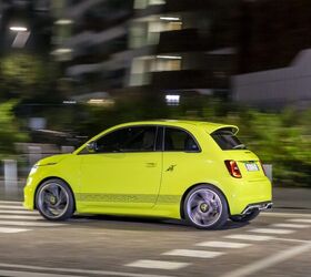 the 2023 abarth 500e is a pint sized ev hot hatch