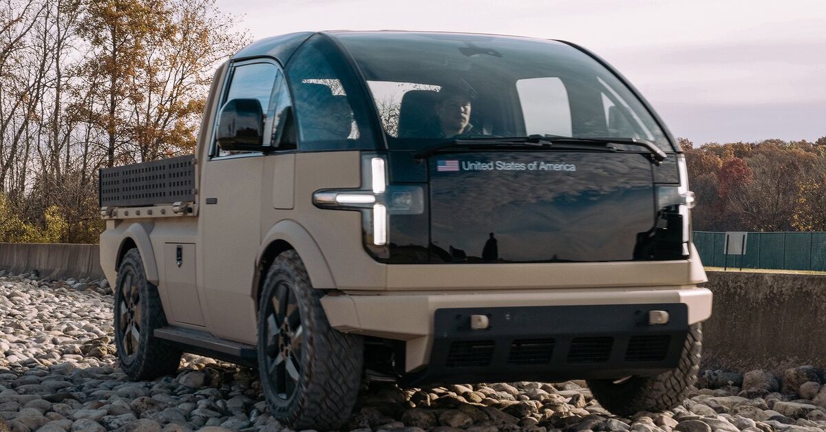 Canoo Crafts Special 600 HP Tactical Vehicle For The U.S. Army ...