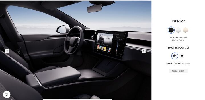 tesla now offers round steering wheel for model s and x
