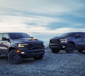 2023 ram 1500 trx and rebel lunar edition are gray colored limited run trucks