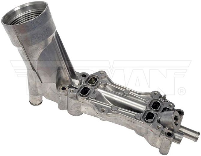 dorman s aluminum oil filter housing for pentastar engines is the last one you ll