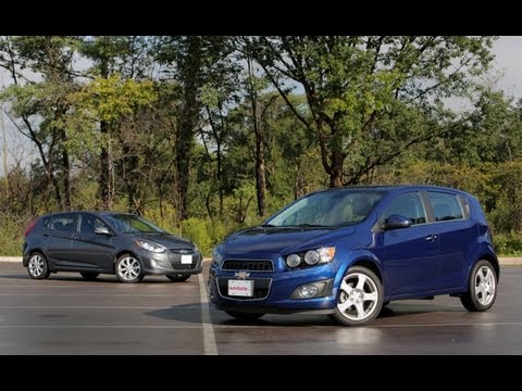 2013 Chevrolet Sonic Vs 2013 Hyundai Accent Comparison Test
