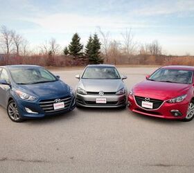 2015 Mazda3 Vs Hyundai Elantra GT Vs Volkswagen Golf
