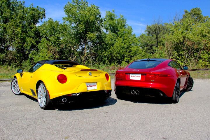 2016 alfa romeo 4c spider vs 2016 jaguar f type s