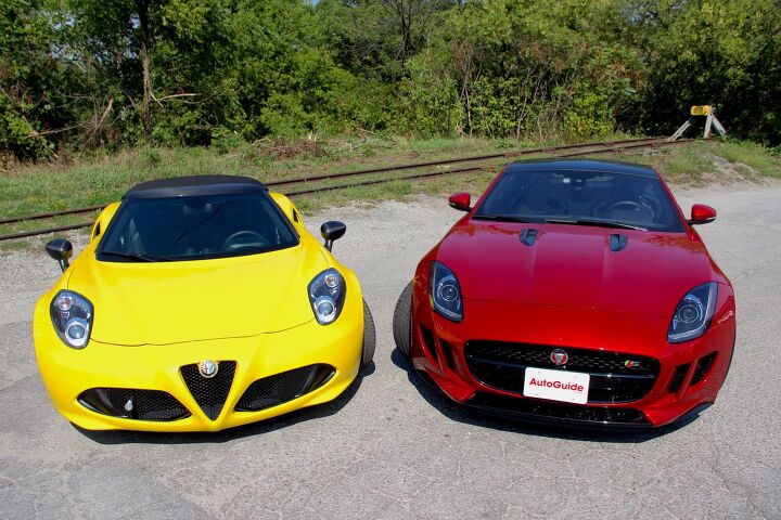 2016 alfa romeo 4c spider vs 2016 jaguar f type s