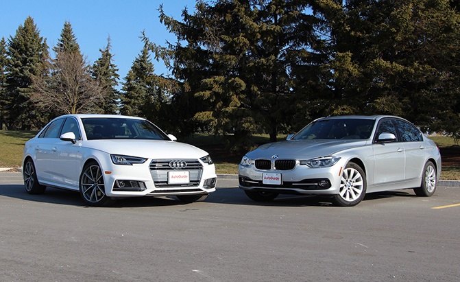 2017 Audi A4 Vs BMW 3 Series Comparison Review