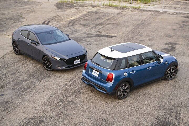 mini cooper s vs mazda 3 turbo comparison little ish bundles of joy