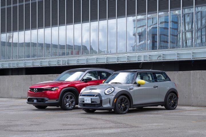 mazda mx 30 vs mini cooper s e comparison big style small range