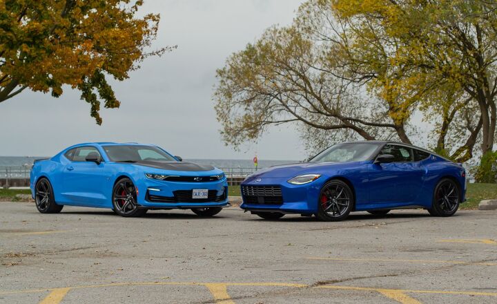 2023 nissan z vs 2022 chevrolet camaro comparison blue meanies