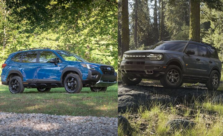 Ford Bronco Sport navigating a rocky trail