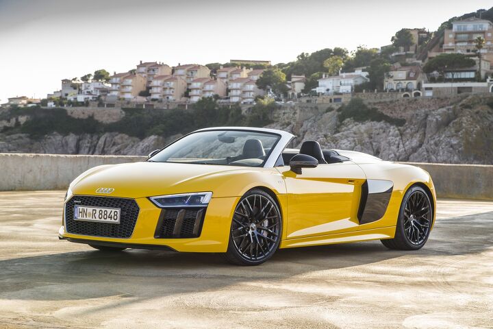 Yellow R8 Spider Audi R8 Spyder Yellow