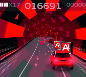 Beat Driver Audi A1 IPhone App Lets You Drive Through a Musical World