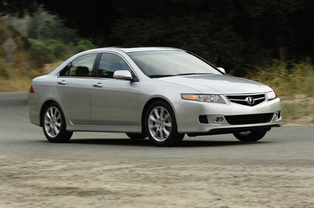 2008 Acura TSX action.