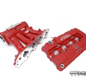 Skunk2 Announces Crinkle Red Pro Series Intake Manifolds, We Want a B-Series Again