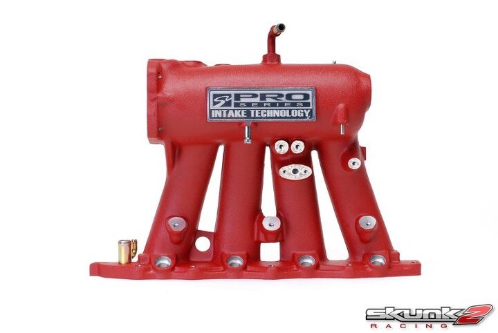 skunk2 announces crinkle red pro series intake manifolds we want a b series again