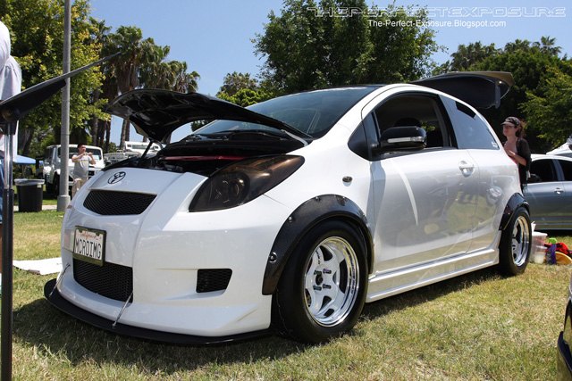 turbocharged toyota yaris makes 350 horsepower runs 12s looks mean