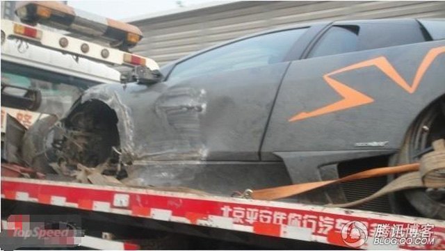 owner wrecks one of 10 lp670 4 sv china edition lamborghini murcielagos