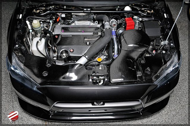 password jdm goes carbon crazy on evo x we drool at the eye candy