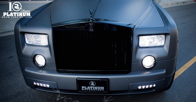 platinum motorsport unveils custom rolls royce phantom for chad ochocinco