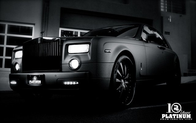 platinum motorsport unveils custom rolls royce phantom for chad ochocinco