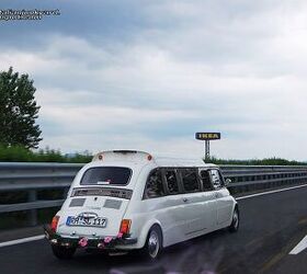 fiat 500 limousine spotted in germany