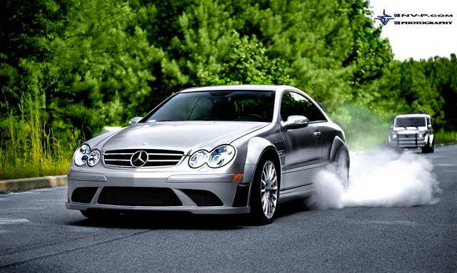 matte silver mercedes benz clk63 amg black series profiled in stunning photo shoot