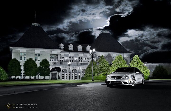 matte silver mercedes benz clk63 amg black series profiled in stunning photo shoot