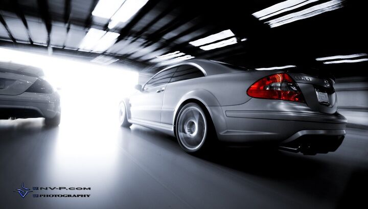 matte silver mercedes benz clk63 amg black series profiled in stunning photo shoot