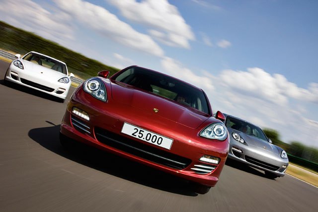porsche panamera already a sales success with 25 000 units made in just 10 months