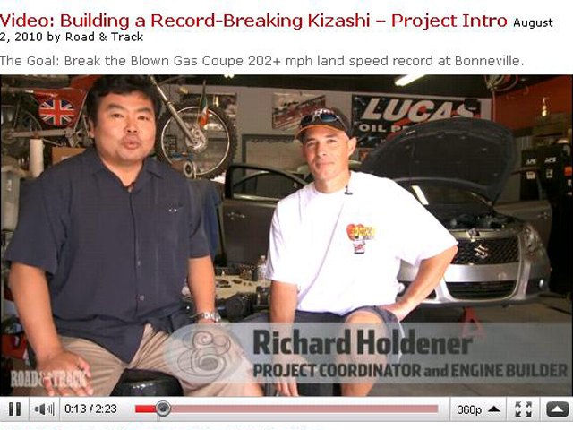 Road & Track Magazine Builds Suzuki Kizashi For Bonneville Salt Flats